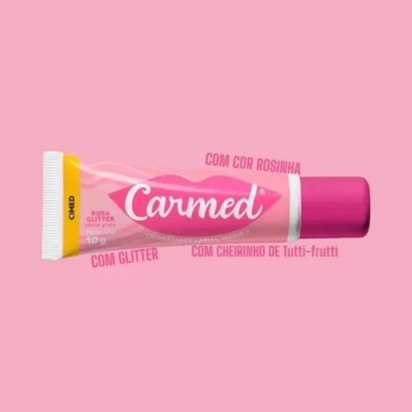 Hidratante Labial Fini Bff Rosa Glitter 10g - Carmed - Image 3